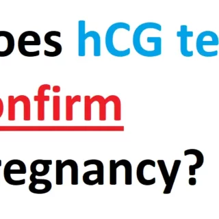 does hcg in blood confirm pregnancy test?